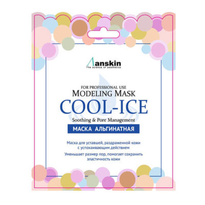 ANSKIN Маска альгинатная успокаивающая cool-ice modeling mask refill, 25 г