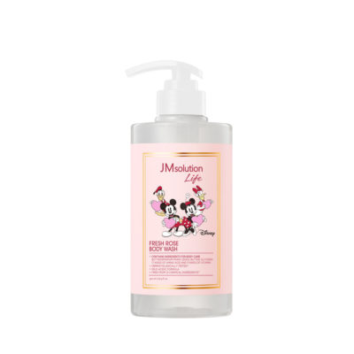 JM SOLUTION Гель для душа с экстрактом розы life disney fresh rose body wash, 500 мл