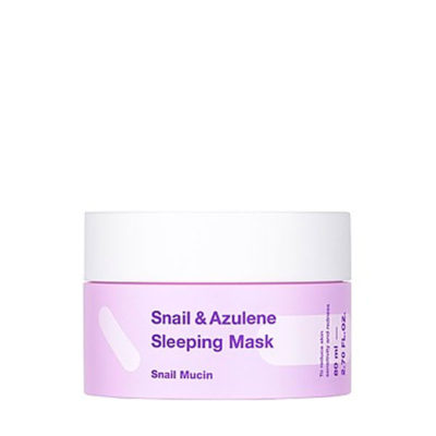 TIAM Маска ночная успокаивающая snail & azulene sleeping mask, 80 мл