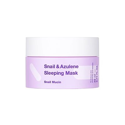 TIAM Маска ночная успокаивающая snail & azulene sleeping mask, 80 мл