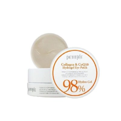 PETITFEE Патчи с коллагеном petitfee 98% collagen & coq10 hydrogel eye patch, 60 шт