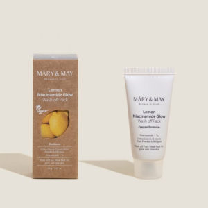 MARY&MAY Маска глиняная c лимоном и ниацинамидом lemon niacinamide glow wash off pack, 30 г
