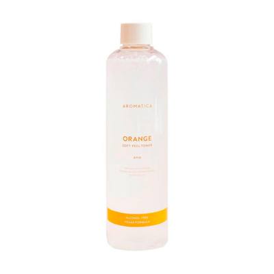 AROMATICA Тонер отшелушивающий с апельсином orange soft peel toner, 350 мл