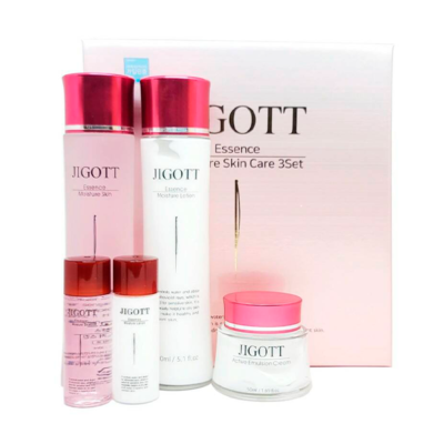 JIGOTT Набор увлажняющих средств essence moisture skin care 3 set