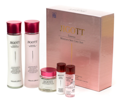JIGOTT Набор увлажняющих средств essence moisture skin care 3 set