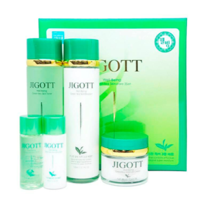 JIGOTT Набор средств с зеленым чаем well-being green tea skin care 3 set