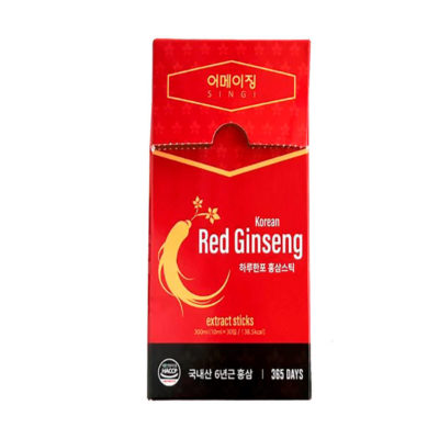 SINGI Сироп с экстрактом корейского красного женьшеня 6 year old korean red ginseng, 30штx10 мл