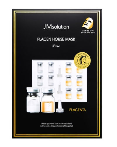 JM SOLUTION Маска плацентарная антивозрастная placen horse mask, 30мл