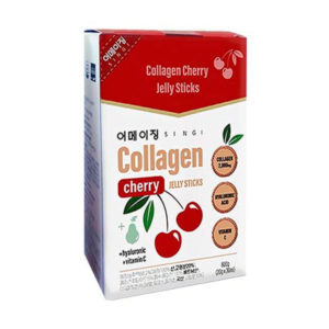 SINGI Желе коллагеновое с вишней и витамином c collagen cherry jelly sticks набор 20 г x 30 шт