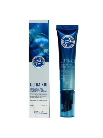 ENOUGH Крем для век c коллагеном premium ultra x10 collagen pro marine eye cream, 30 мл