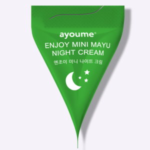 AYOUME Крем ночной для лица с центеллой азиатской enjoy mini night cream, 3 г