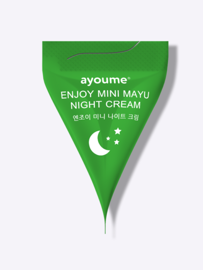 AYOUME Крем ночной для лица с центеллой азиатской enjoy mini night cream, 3 г