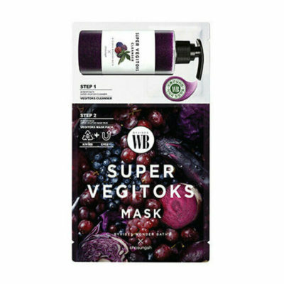 WONDER BATH Маска двухступенчатая super vegitoks mask 2 steps purple mask, 3 мл + 25 мл