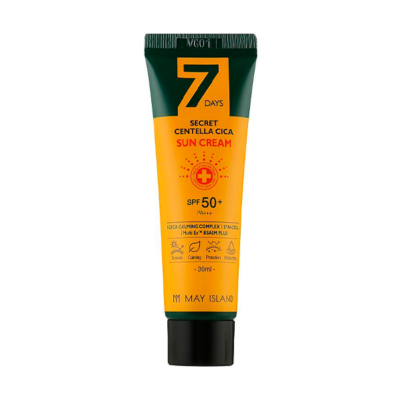 MAY ISLAND Крем солнцезащитный с центеллой 7 days secret centella cica sun cream, 30 мл