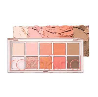 ROM&ND Палетка теней для век better then palette 08 peach dahlia garden, 7,7 г