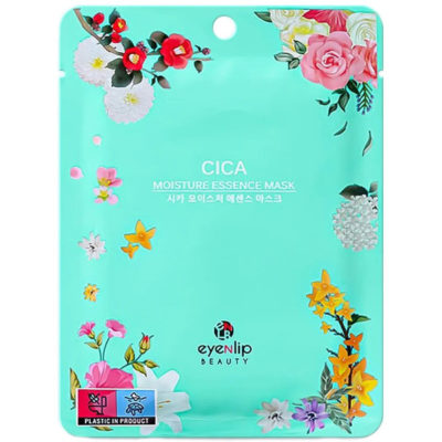 EYE'N'LIP Маска с экстрактом центеллы азиатской cica moisture essence mask, 25 мл