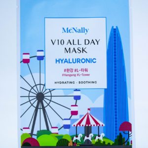 MCNALLY Маска тканевая с гиалуроновой кислотой v10 all day mask hyaluronic, 25 мл