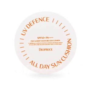 DEOPROCE Кушон солнцезащитный для лица и тела uv defence all day sun spf 50+ pa+++, 25 г