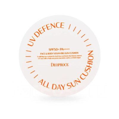 DEOPROCE Кушон солнцезащитный для лица и тела uv defence all day sun spf 50+ pa+++, 25 г