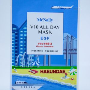 MCNALLY Маска тканевая с egf v10 all day mask egf, 25 мл