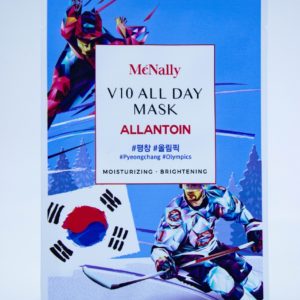 MCNALLY Маска тканевая с аллантоином v10 all day mask allantoin, 25 мл