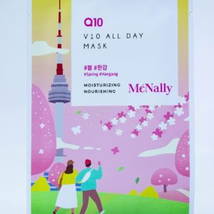 MCNALLY Маска тканевая с коэнзимом q10 v10 all day mask q10, 25 мл