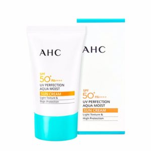 AHC Крем солнцезащитный увлажняющий uv perfection aqua moist sun cream spf 50+ pa++++, 50мл