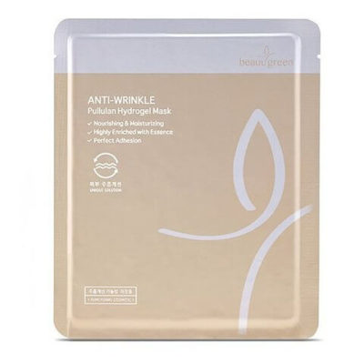 BEAUUGREEN Маска гидрогелевая омолаживающая anti-wrinlkle pullulan hydrogel mask, 30 г