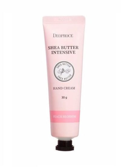 DEOPROCE Крем для рук с маслом ши и персика shea butter intensive hand cream peach blossom, 30 г