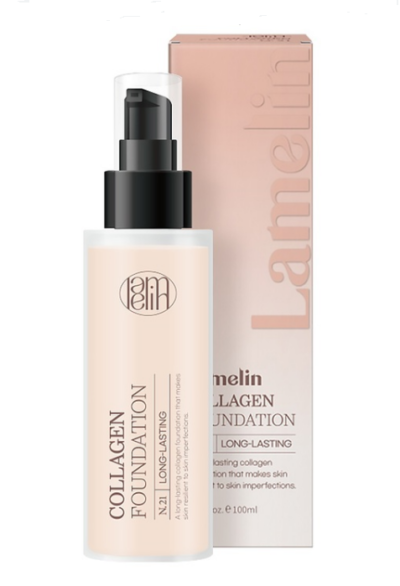 LAMELIN Тональный крем с коллагеном collagen foundation № 21, 100 мл