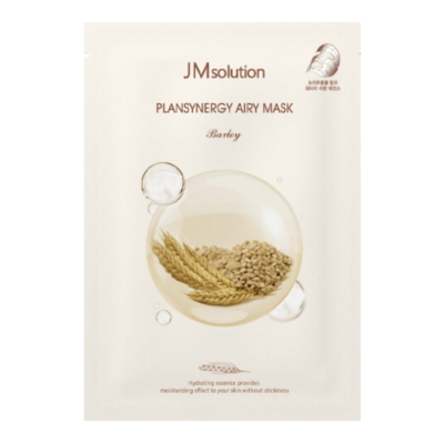 JM SOLUTION Маска очищающая с экстрактом ячменя plansynergy airy mask barley, 30 мл