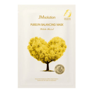 JM SOLUTION Маска успокаивающая с гамамелисом purelyn balancing mask witch hazel, 30 мл