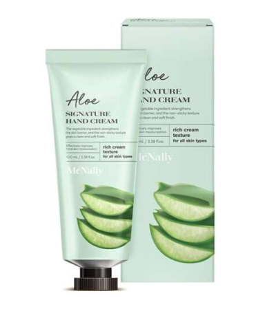 MCNALLY Крем для рук с экстрактом алоэ aloe signature hand cream, 100 мл