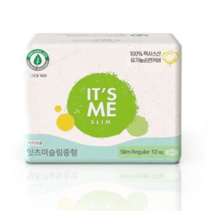 IT'S ME Прокладки slim organic cotton pads regular, 12 шт