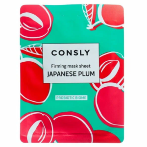 CONSLY Маска с экстрактом японской сливы probiotic biome firming japanese plum mask sheet, 25 мл