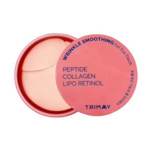 TRIMAY Патчи разглаживающие с пептидами и ретинолом wrinkle smoothing gel eye patch, 30 шт + 30 шт