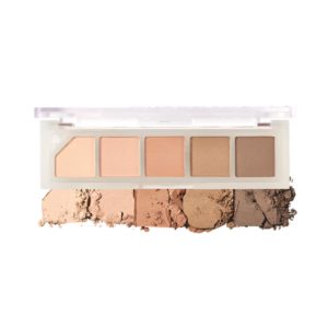 UNLEASHIA Палетка теней для век mood shower eye palette 1 vanilla shower, 4 г