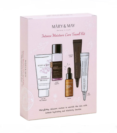 MARY&MAY Набор средств для интенсивного увлажнения intense moisture care travel kit