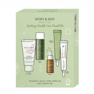 MARY&MAY Набор средств с успокаивающим действием soothing trouble care travel kit
