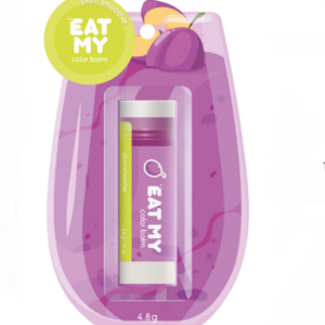 EAT MY Бальзам оттеночный для губ сливовый смузи color balm, 4.8 г