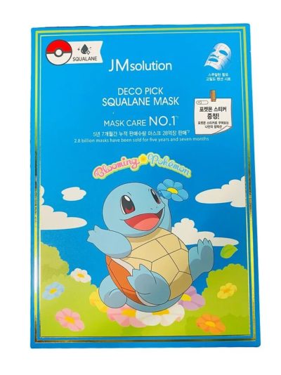 JM SOLUTION Маска увлажняющая со скваланом deco pick squalane mask pokemon, 30 мл