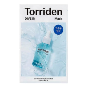 TORRIDEN Маска тканевая глубокоувлажняющая dive in low molecular hyaluronic acid mask, 27 мл