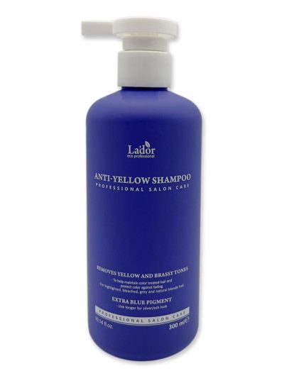 LA'DOR Шампунь оттеночный для нейтрализации желтизны ash silver shampoo, 300 мл