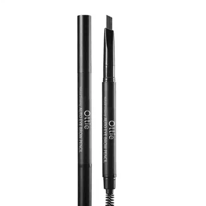 OTTIE Карандаш для бровей с щеточкой natural drawing eyebrow pencil 01 black, 20 г