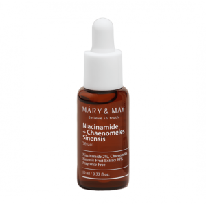 MARY&MAY Сыворотка осветляющая niacinamide + chaenomeles sinensis serum, 10 мл