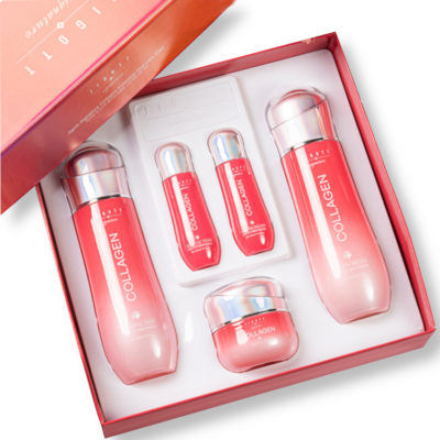 JIGOTT Набор увлажняющий с коллагеном signature collagen essential skin care 3set