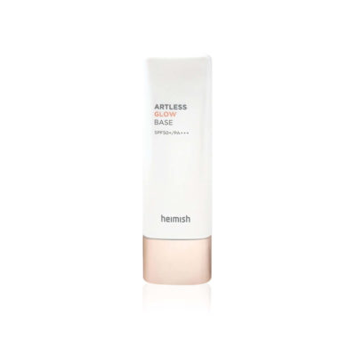 HEIMISH База под макияж с эффектом сияния artless glow base spf50+, 40ml