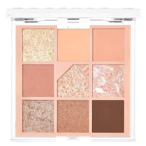 UNLEASHIA Палетка теней для век glitterpedia eye palette N3 all of coralpink, 6,6 г