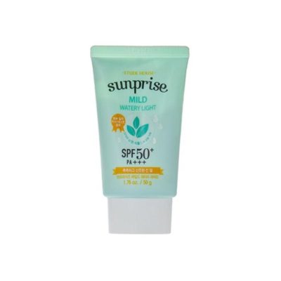 ETUDE HOUSE Крем солнцезащитный легкий sunprise mild watery light spf50, 50 г