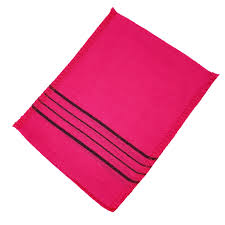 Мочалка с эффектом скраба розовая 14*15 см washcloth, 1 шт